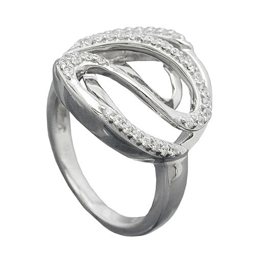 Ring mit vielen Zirkonia Silber 925