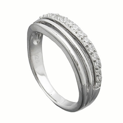 Ring mit vielen Zirkonia Silber 925