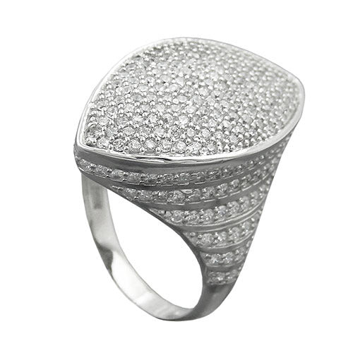 Ring mit vielen Zirkonia Silber 925