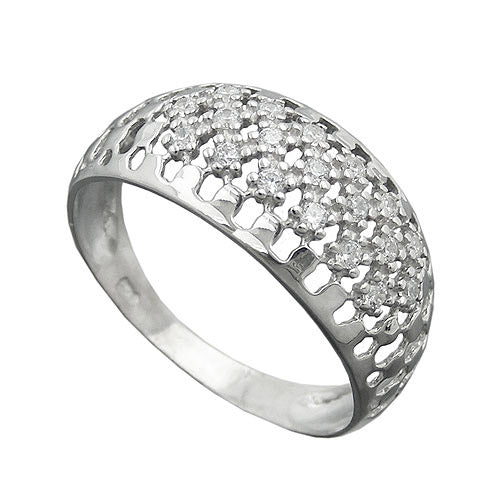 Ring mit Zirkonia Silber 925
