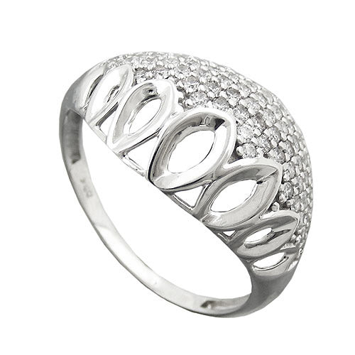 Ring mit vielen Zirkonia Silber 925