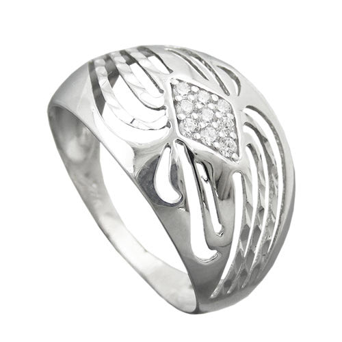 Ring mit Zirkonia Silber 925