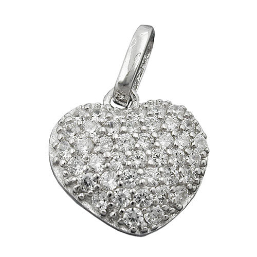 Anhänger Herz Zirkonia Silber 925