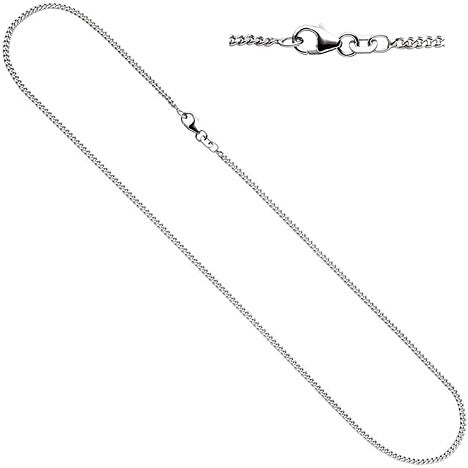 Panzerkette 925 Silber 1 7 mm 36 cm Halskette Kette Silberkette Karabiner