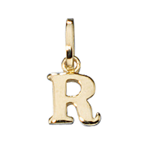 Anhänger Buchstabe R 333 Gold Gelbgold Buchstabenanhänger