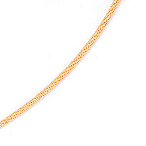 Halsreif 750 Gold Gelbgold 1 1 mm 45 cm Halskette Kette Karabiner