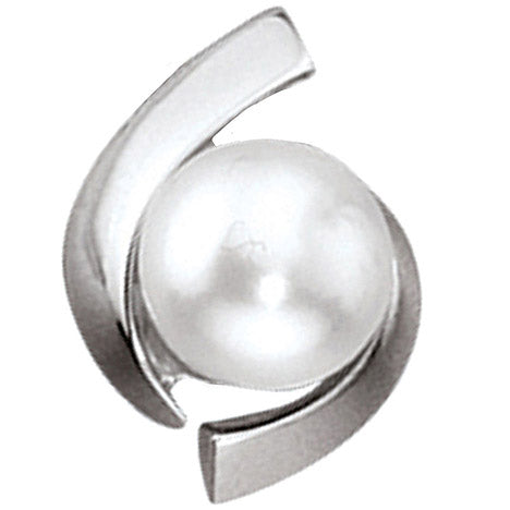 Anhänger 333 Gold Weißgold 1 Süßwasser Perle Perlenanhänger