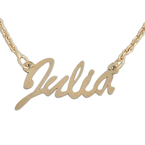 Collier Name 333 Gold Gelbgold 43 cm Namens-Kette Halskette