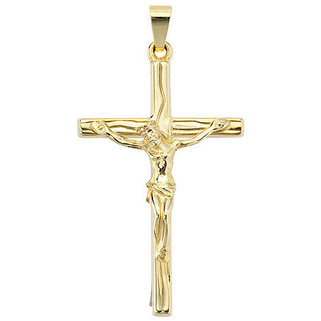 Anhänger Kreuz 585 Gold Gelbgold Kreuzanhänger Goldkreuz