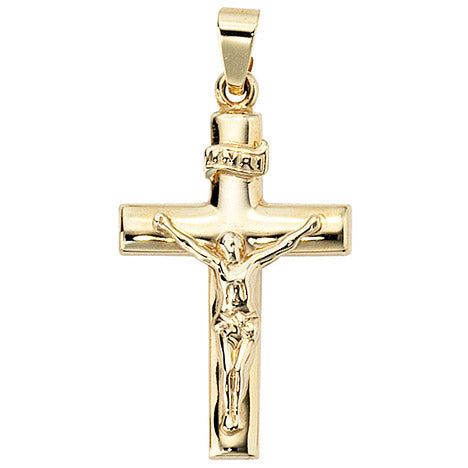 Anhänger Kreuz 333 Gold Gelbgold Kreuzanhänger Goldkreuz