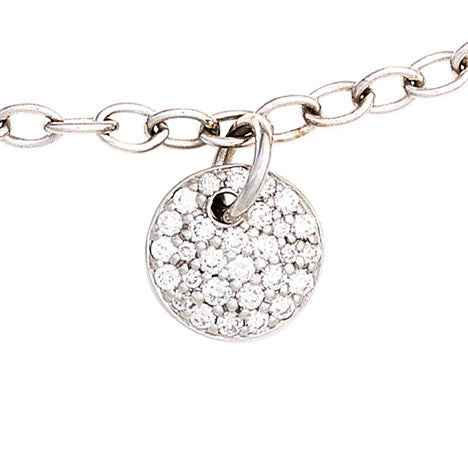 Armband 585 Gold Weißgold 29 Diamanten Brillanten 18 5 cm Weißgoldarmband