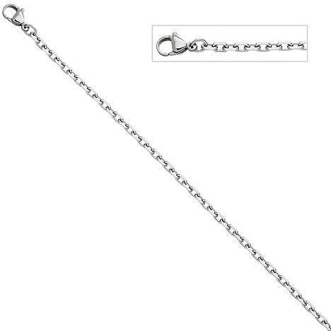 Ankerkette Edelstahl 3 2 mm 45 cm Halskette Kette Karabiner
