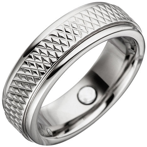Partner Ring mit Magnet / Magnetring aus Edelstahl