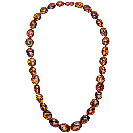Kette Collier Bernstein Verlauf 60 cm Halskette Bernsteinkette Bernsteincollier