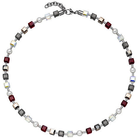 Collier Halskette SWAROVSKI® ELEMENTS mit Edelstahl 45 cm Kette