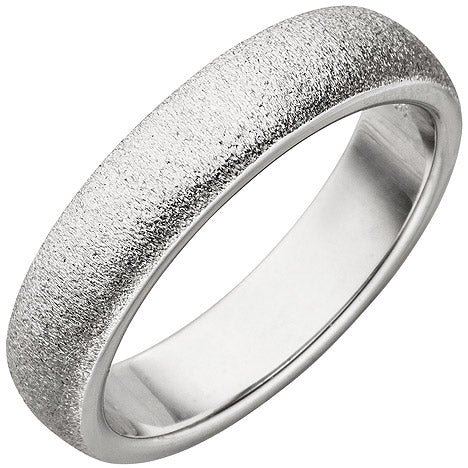 Damen Ring 925 Sterling Silber mit Struktur Silberring