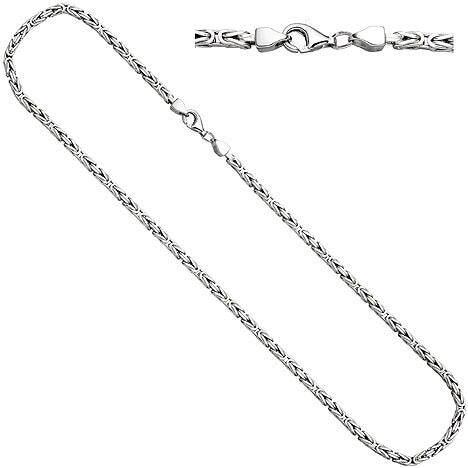 Königskette 925 Sterling Silber 3 1 mm 50 cm Kette Halskette Silberkette