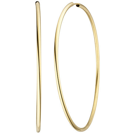 Creolen 585 Gold Gelbgold Ohrringe Goldohrringe