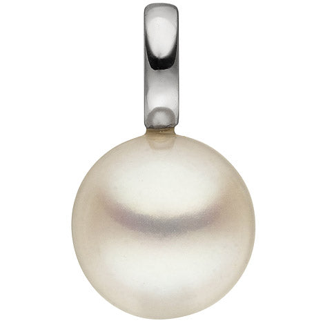 Anhänger 585 Gold Weißgold 1 Süßwasser Perle Perlenanhänger
