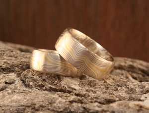 Mokume Gane Trauringe