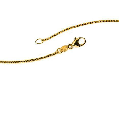 Bingokette 585 Gelbgold 1 2 mm 38 cm Gold Kette Halskette Goldkette Karabiner