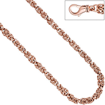 Collier Halskette 925 Sterling Silber rotgold vergoldet 50 cm Kette