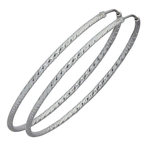 Creolen rund 925 Sterling Silber Ohrringe Silberohrringe Silbercreolen