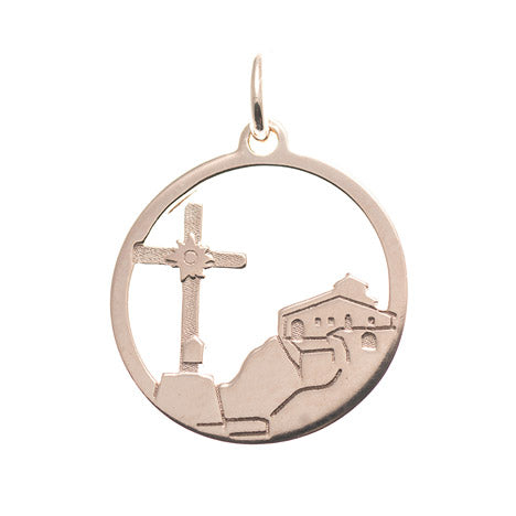 Anhänger Kehlstein 925 Silber rosé vergoldet ohne Kette