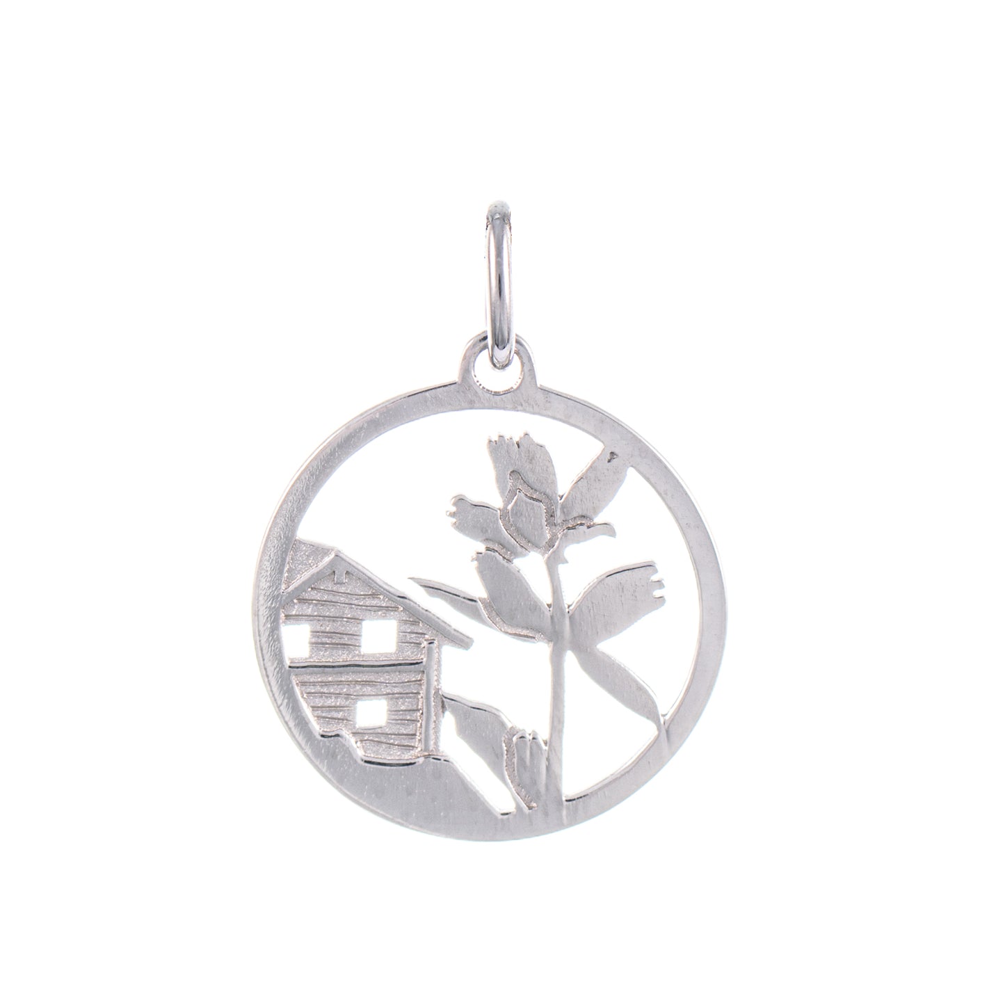 Anhänger Enzian 925 Silber