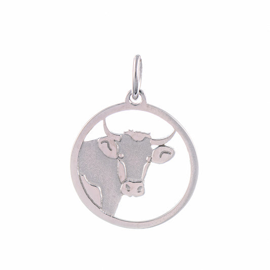Anhänger Kuh 925 Silber