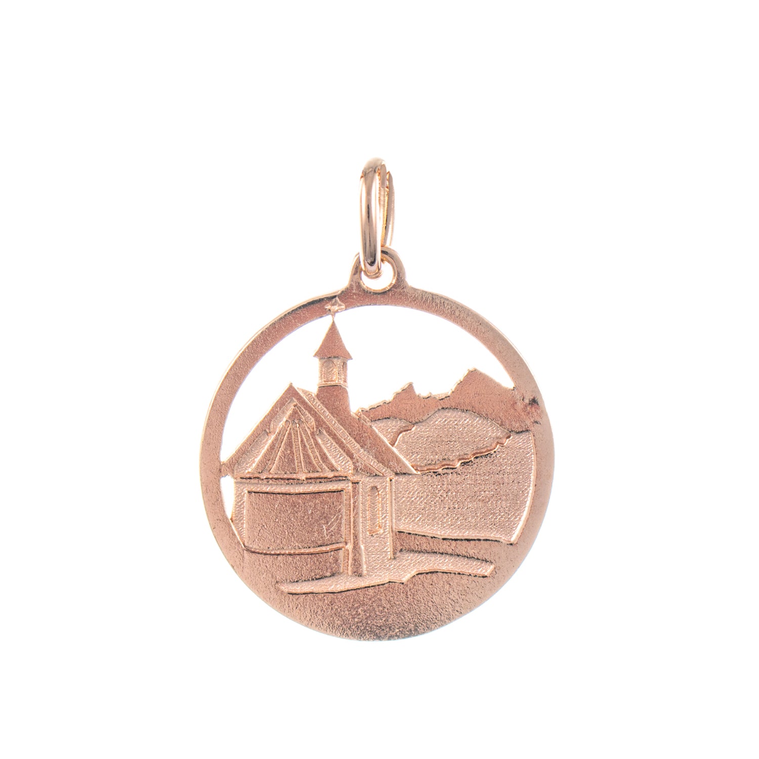 Anhänger Kirchleitnkapelle 925 Silber rosé vergoldet