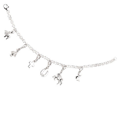Einhänger Charm Delfin 925 Sterling Silber rhodiniert