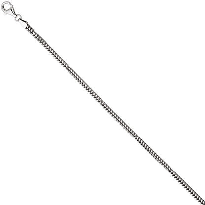 Fuchsschwanzarmband 925 Sterling Silber 19 cm Armband Silberarmband