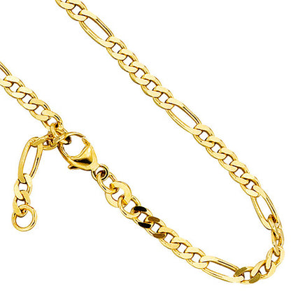 Fußkettchen Fußkette 333 Gold Gelbgold 25 cm Karabiner