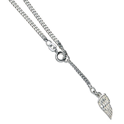Fußkettchen Fußkette Flügel 925 Sterling Silber rhodiniert Federring