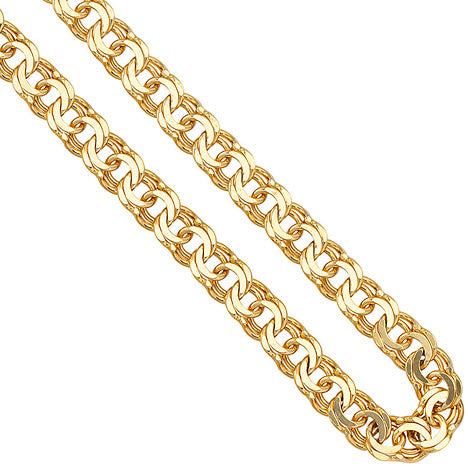 Garibaldikette 585 Gelbgold 5 2 mm 45 cm Gold Kette Halskette Goldkette