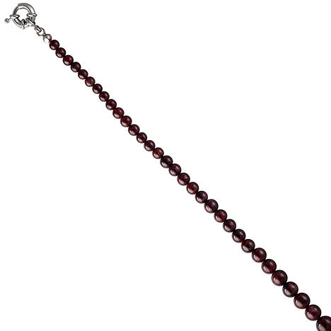 Halskette Edelsteinkette Granat Verlauf 45 cm Kette