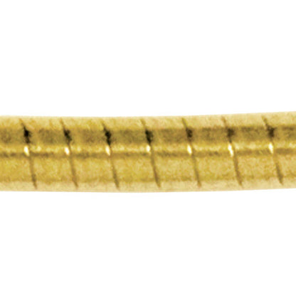 Halsreif 585 Gelbgold 1 5 mm 50 cm Gold Kette Halskette Goldhalsreif Karabiner