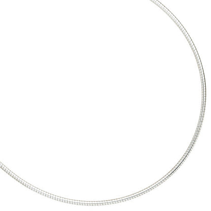 Halsreif 925 Sterling Silber 2 8 mm 45 cm Kette Halskette Silberhalsreif