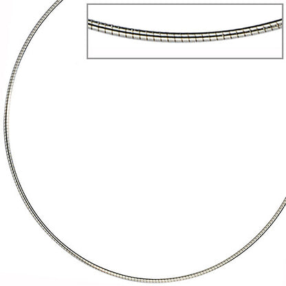 Halsreif Edelstahl 1 0 mm 42 cm Halskette Kette