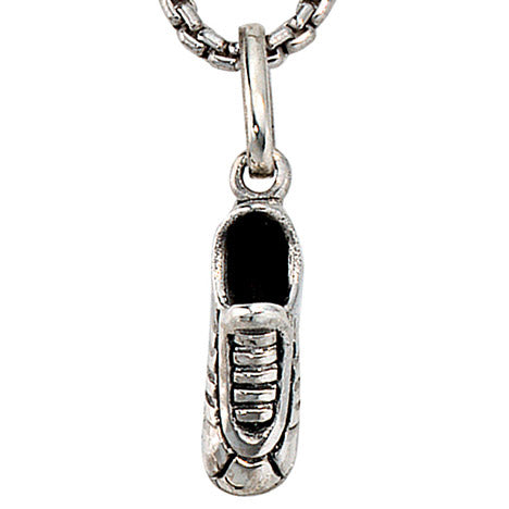 Kinder Anhänger Fußball Fußballschuh 925 Sterling Silber Kinderanhänger