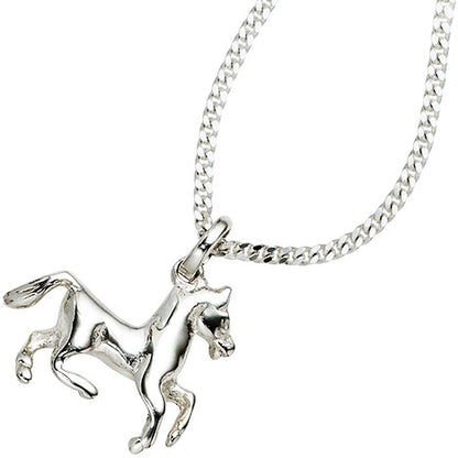 Kinder Anhänger Pferd 925 Sterling Silber Pferdeanhänger Kinderanhänger