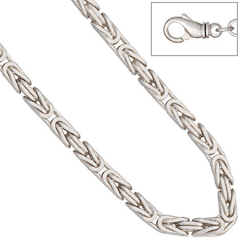 Königskette 925 Sterling Silber 5 9 mm 50 cm Halskette Kette Silberkette