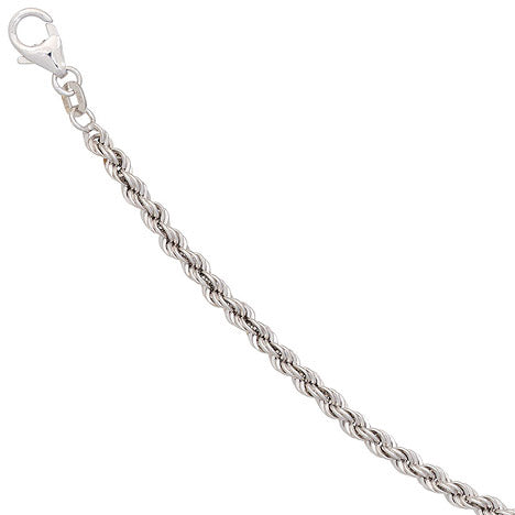 Kordelarmband 585 Gold Weißgold 19 cm Armband Goldarmband Karabiner