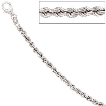 Kordelkette 585 Weißgold 3 2 mm 45 cm Gold Kette Halskette Weißgoldkette