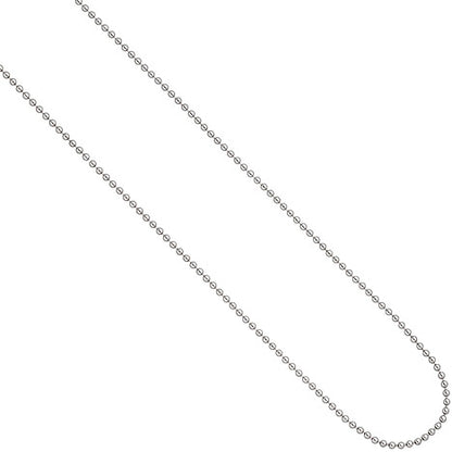 Kugelkette 925 Silber 2 0 mm 45 cm Kette Halskette Silberkette Karabiner