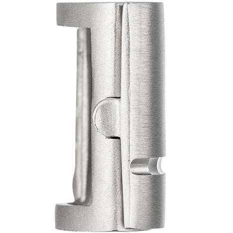 Medaillon eckig für 1 Foto 925 Sterling Silber matt mattiert Anhänger zum Öffnen
