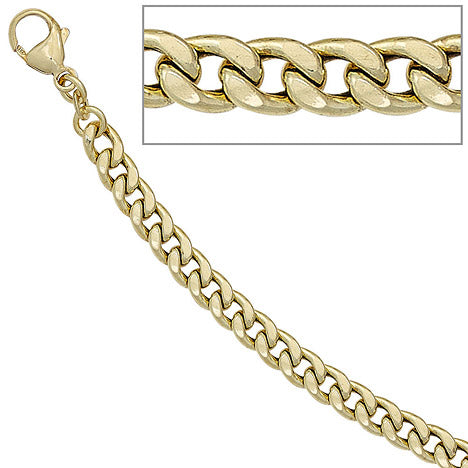 Panzerarmband 333 Gelbgold 19 cm Gold Armband Goldarmband Karabiner