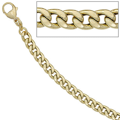 Panzerarmband 333 Gelbgold 19 cm Gold Armband Goldarmband Karabiner