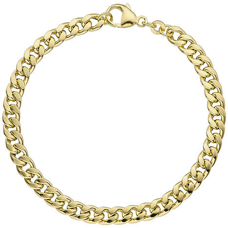 Panzerarmband 333 Gelbgold 19 cm Gold Armband Goldarmband Karabiner